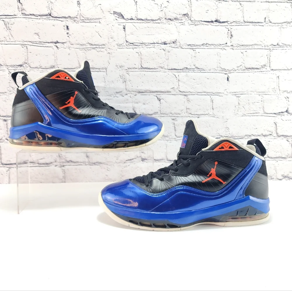 JORDAN MELO - 2011 Sneakers, blue/black/orange, size 13